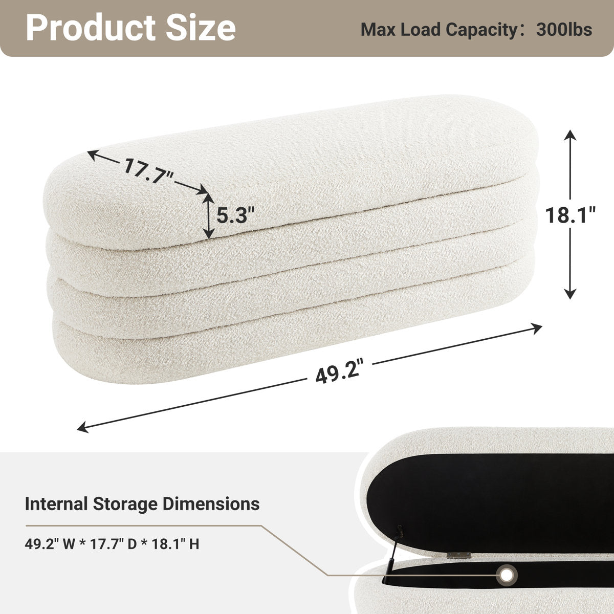 Belo storage bench